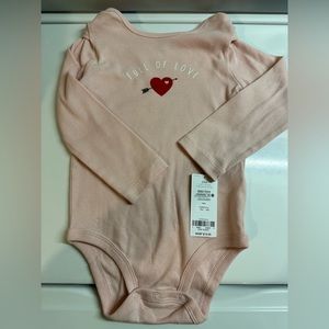Super cute heart long sleeve for babygirl. 24months